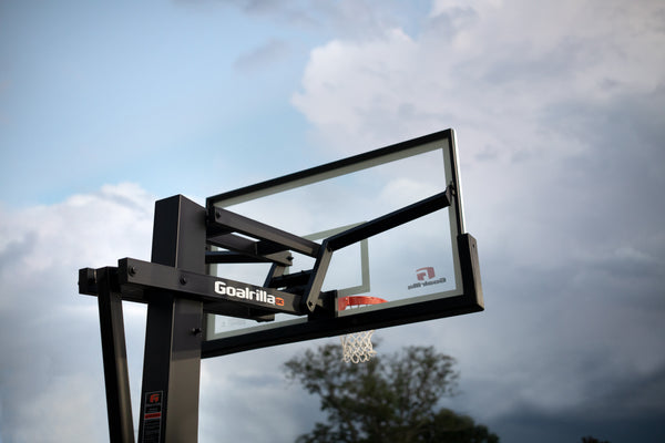 goalrilla basketball hoop project backboard the hoop bus donation 