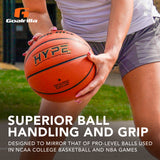 superior ball handling and grip hype ball