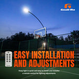 Solar Basketball Hoop Light