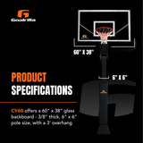 professional style performance inground basketball hoops goalrilla