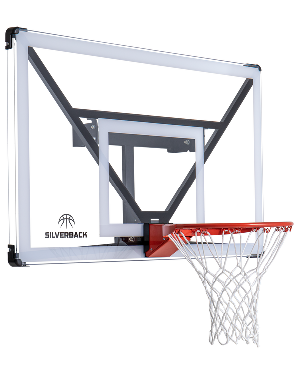 Silverback NXT 54 Fixed Height Wall mounted Basketball Hoops - wall mounted basketball goal