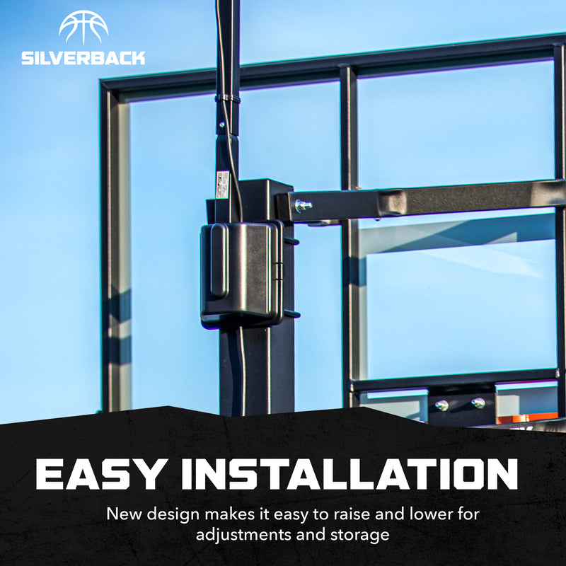 easy installation - new design makes it easy to raise and lower for adjustments and storage