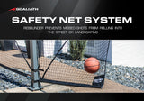 Goaliath Basketball Goal Accessories - Goaliath Yard Guard - Safety Net System - Rebounder Prevents Missed Shots From Rolling Into The Street or Landscaping