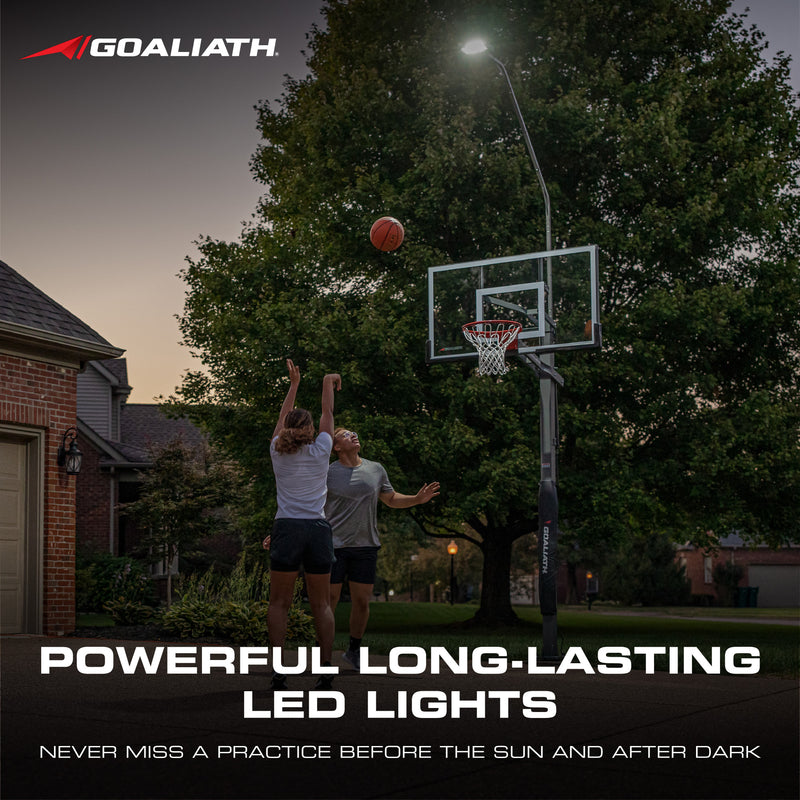 Powerful led basketball hoop lights - never miss a practice before the sun and after dark