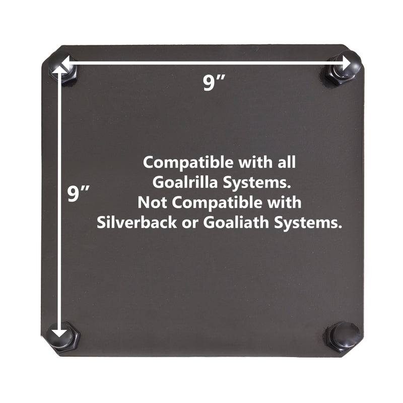 Goalrilla basketball Goal Anchor System - Compatible with all Goalrilla Systems. Not Compatible with Silverback or Goaliath Systems. 