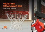 Goalrilla In Ground Basketball Goal - GS60C - 60" Backboard - Pro-Style Breakaway Rim Flexes Under Pressure