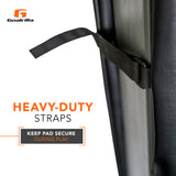Goalrilla Square Basketball Pole Pad - Heavy Duty Straps - Keep Pad Secure During Play