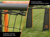 Goalrilla Striker Soccer Rebound Trainer - Durable Nylon Rebounding Net - Double Sided, Ultra Responsive Goal