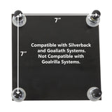 Silverback 7" Basketball Goal Anchor Kit - Compatible with Silverback Systems. Not Compatible with Goalrilla Systems - goaliath anchor kit - silverback anchor kit