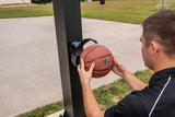 Silverback Basketball Holder - Removing Basketball from Holder