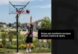 Silverback NXT 54" In Ground Basketball Hoop - 54" Backboard - Unique pole installation increases ultimate stability and rigidity