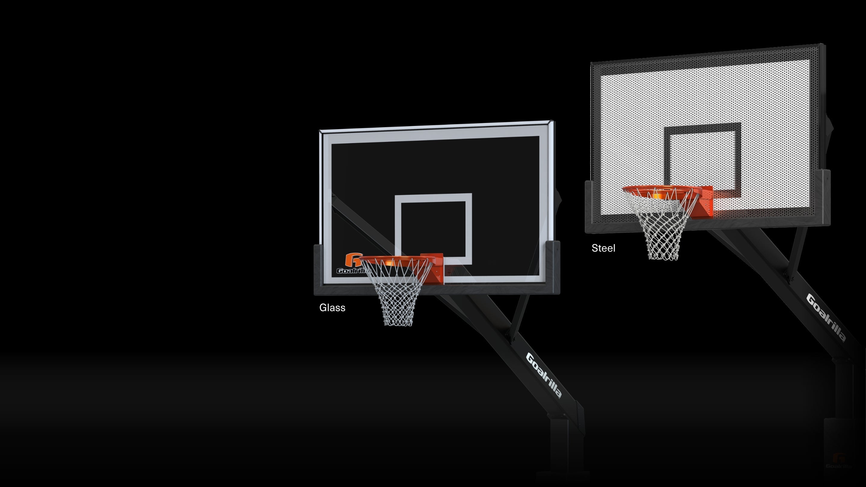Goalrilla Fixed Height Grounded Basketball Hoops