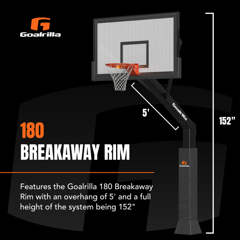 Goalrilla Fixed Height Steel Basketball Backboard
