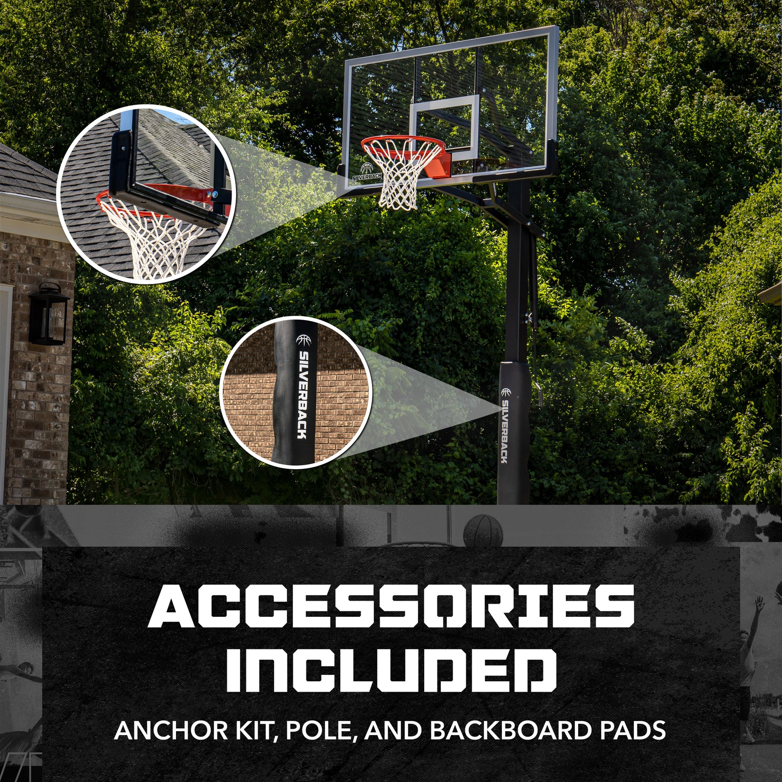 Silverback SB60 60 inch basketball hoop – Goalrilla