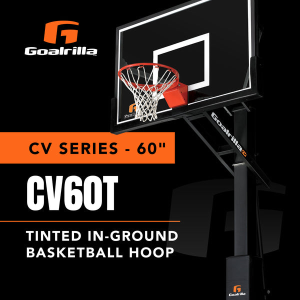 goalrilla basketball in ground hoop tinted backboard 60 inch 