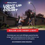 Solar LED Basketball Hoop Light