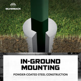 Silverback SB54iG basketball hoop in-ground mounting