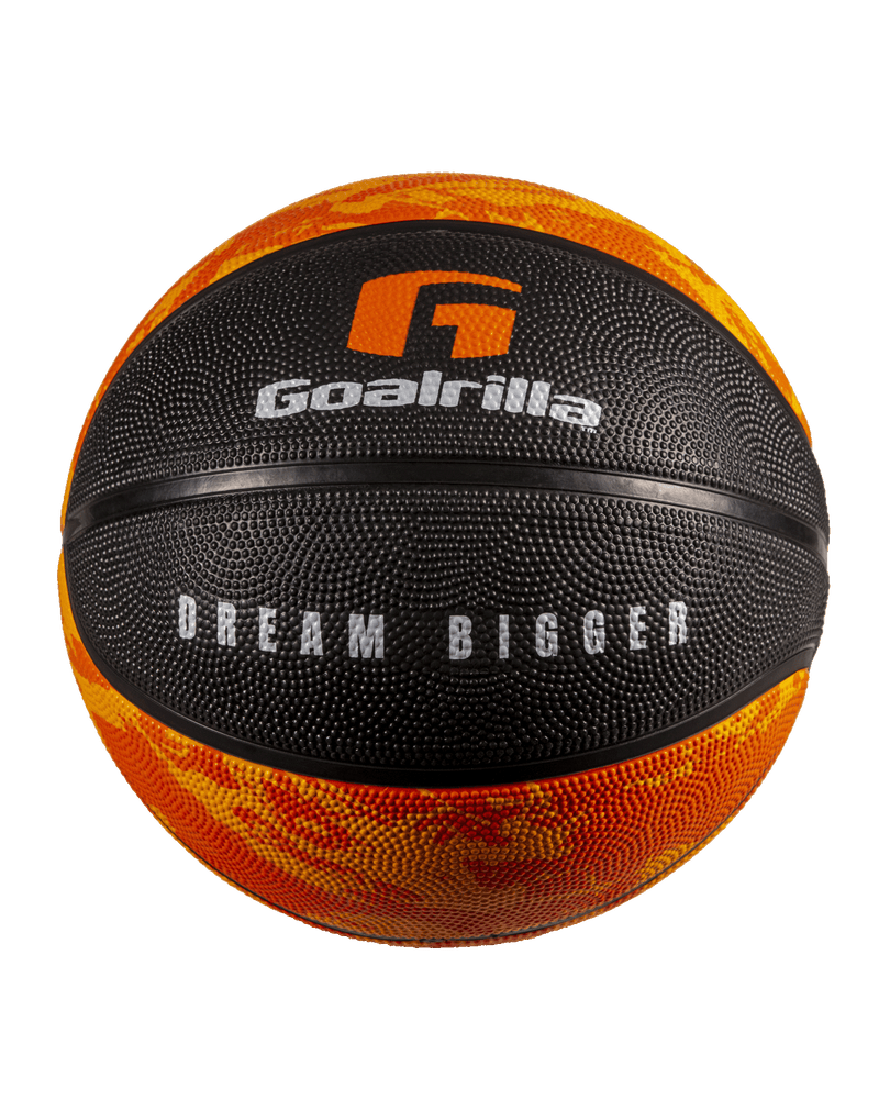 goalrilla dream bigger basketball ball - orange and black portable basketball hoops sale