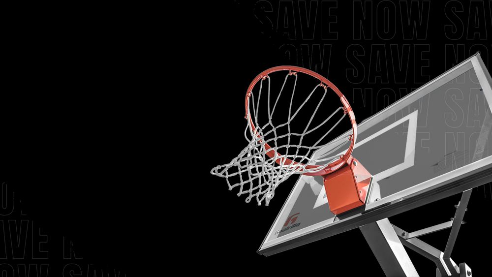 goalrilla basketball hoop ft54 in ground goal sale with free shipping and backboard pad