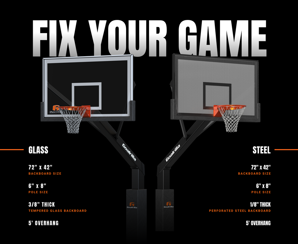 New Goalrilla Fixed Height Hoops
