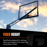 fixed height basketball goal goalrilla hoops