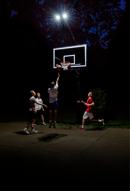 goalrilla basketball hoop LED goal light for driveway lighting 