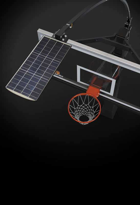 goalrilla basketball led solar hoop light attachment for hoops