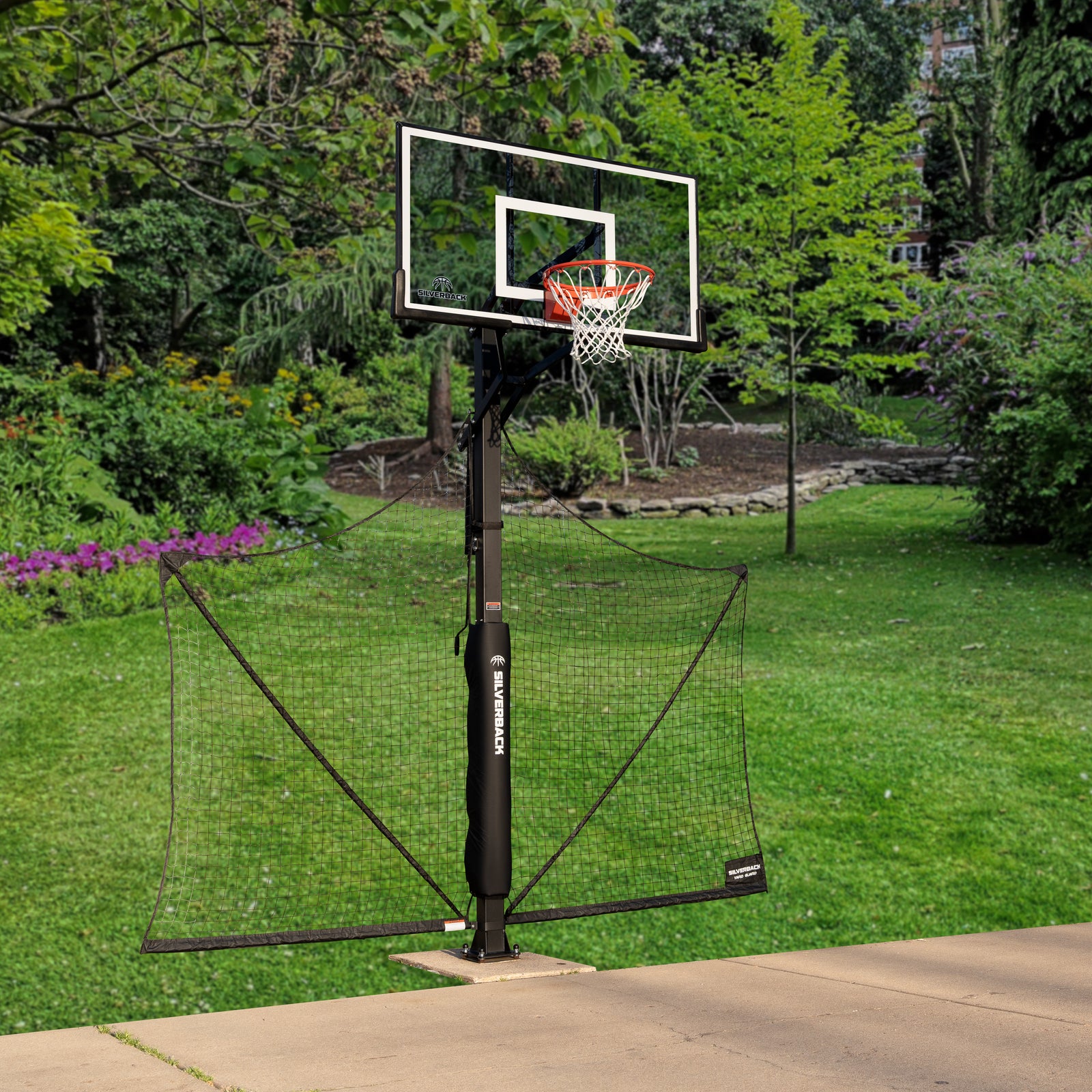 SB60 Ghost Hoop | Silverback Tinted Backboard – Goalrilla