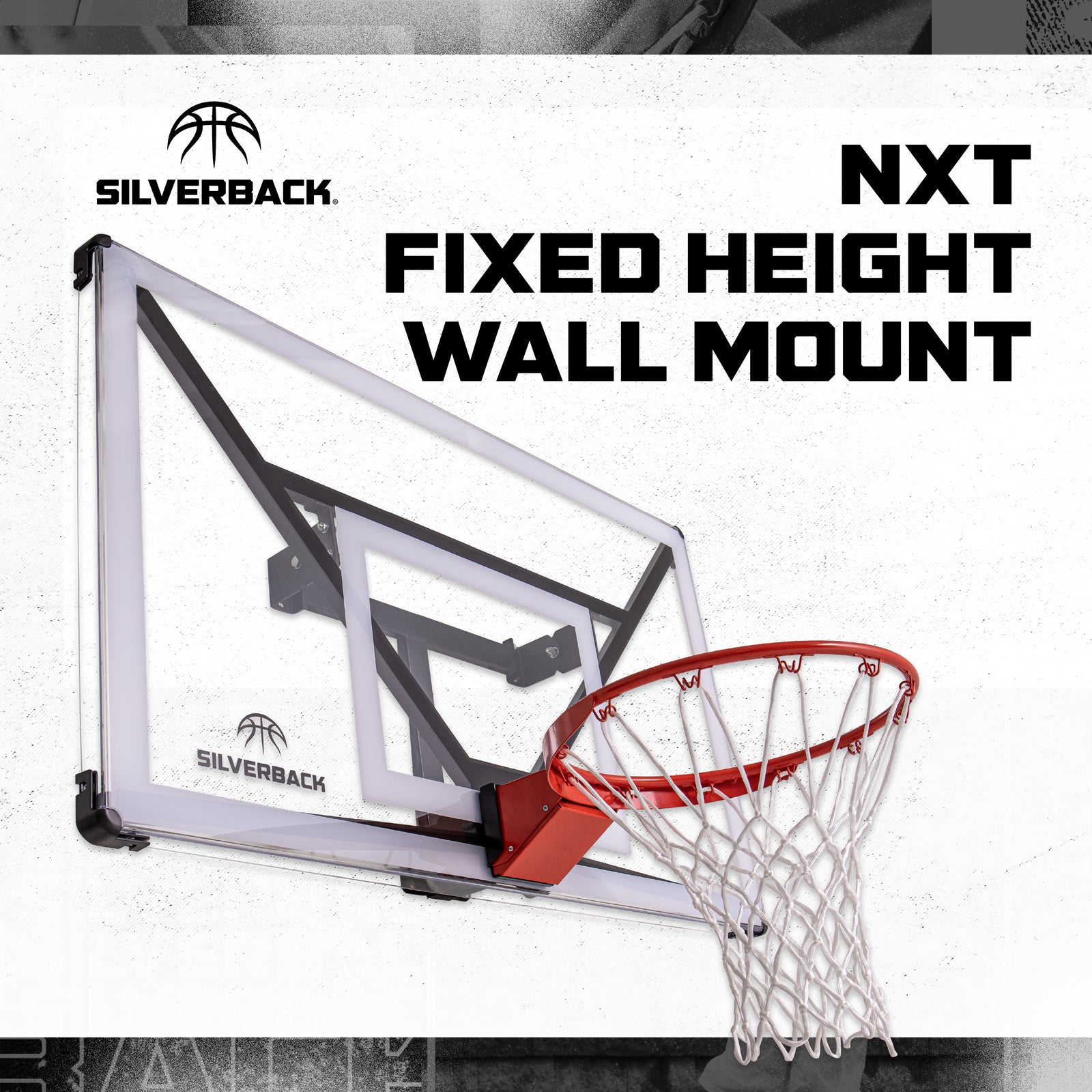 Silverback NXT 54 Fixed Wall Mounted Hoop – Goalrilla
