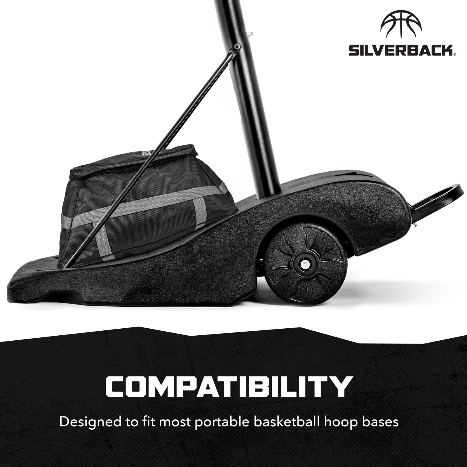 Universal Portable Basketball Hoop Weight Bag | Silverback – Goalrilla