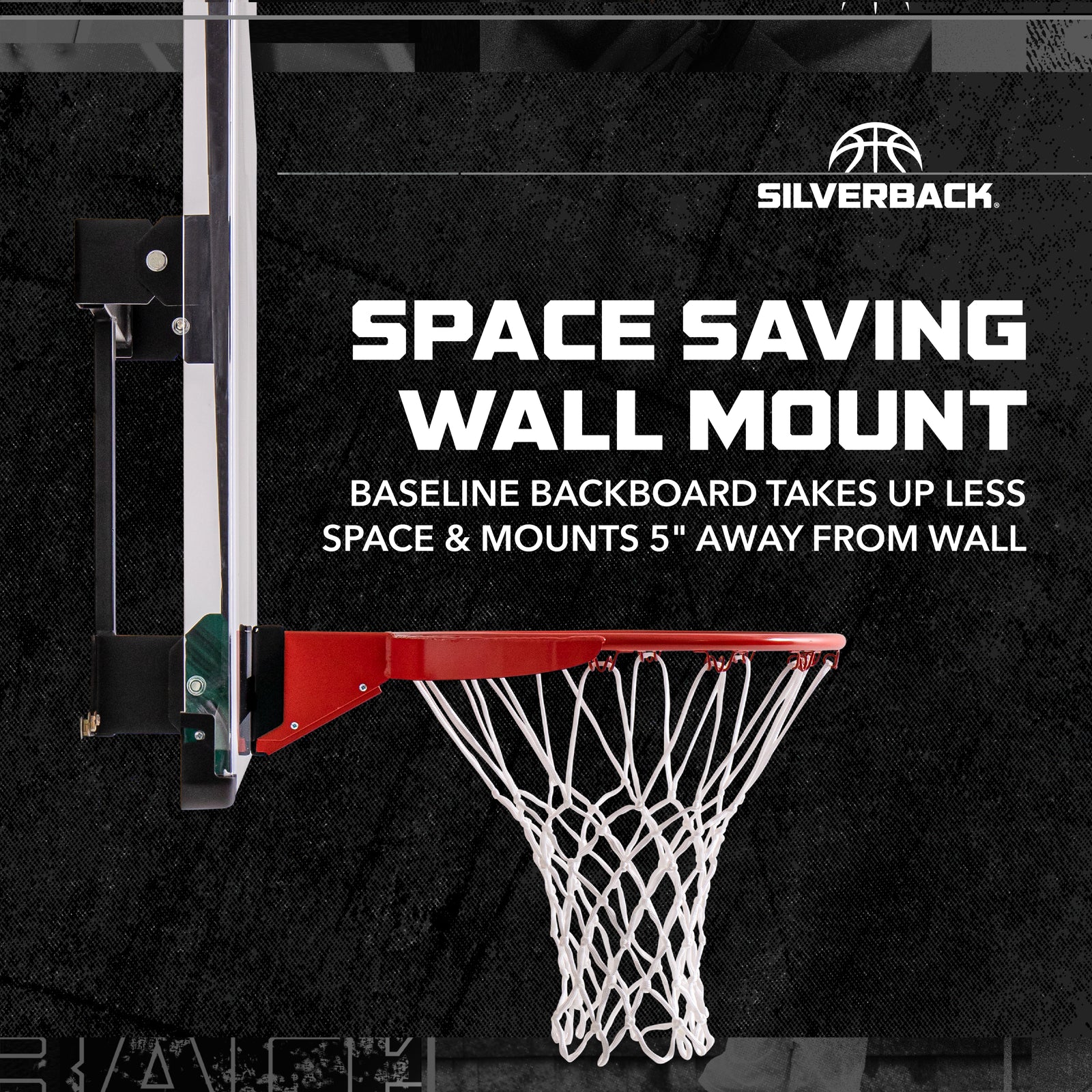 Silverback NXT 54 Fixed Wall Mounted Hoop – Goalrilla