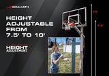 Goaliath In Ground Basketball Goal - Ignite -  height adjustable basketball goal from 7/5' to 10'