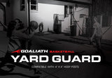 Goaliath Basketball Goal Accessories - Goaliath Yard Guard - Compatible with 4x4 Hoop Posts basketball ball return
