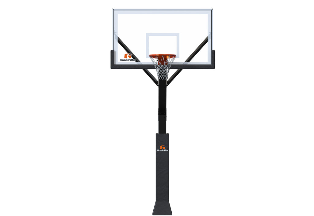 Goalrilla 72" Fixed Height Basketball Hoop Tempered Glass