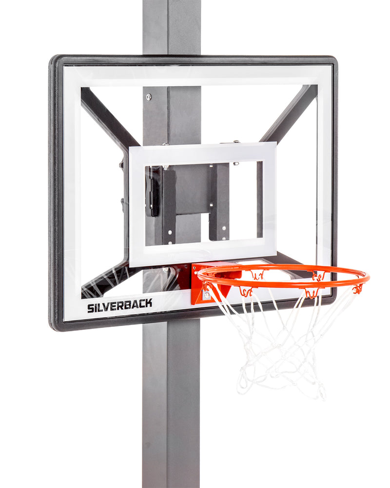 Silverback Junior Hoop - small backyard basketball court ideas for kids hoops - toddler basketball goal