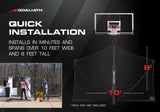 Goaliath Basketball Goal Accessories - Goaliath Yard Guard - Quick Installation - Installs in Minutes and Spans Over 10 Feet Wide and 8 Feet Tall