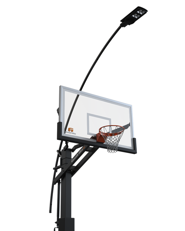 goalrilla basketball solar led hoop light - solar basketball hoop light