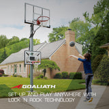 goaliath kids basketball goal - set up and play anywhere with lock n rock technology _6
