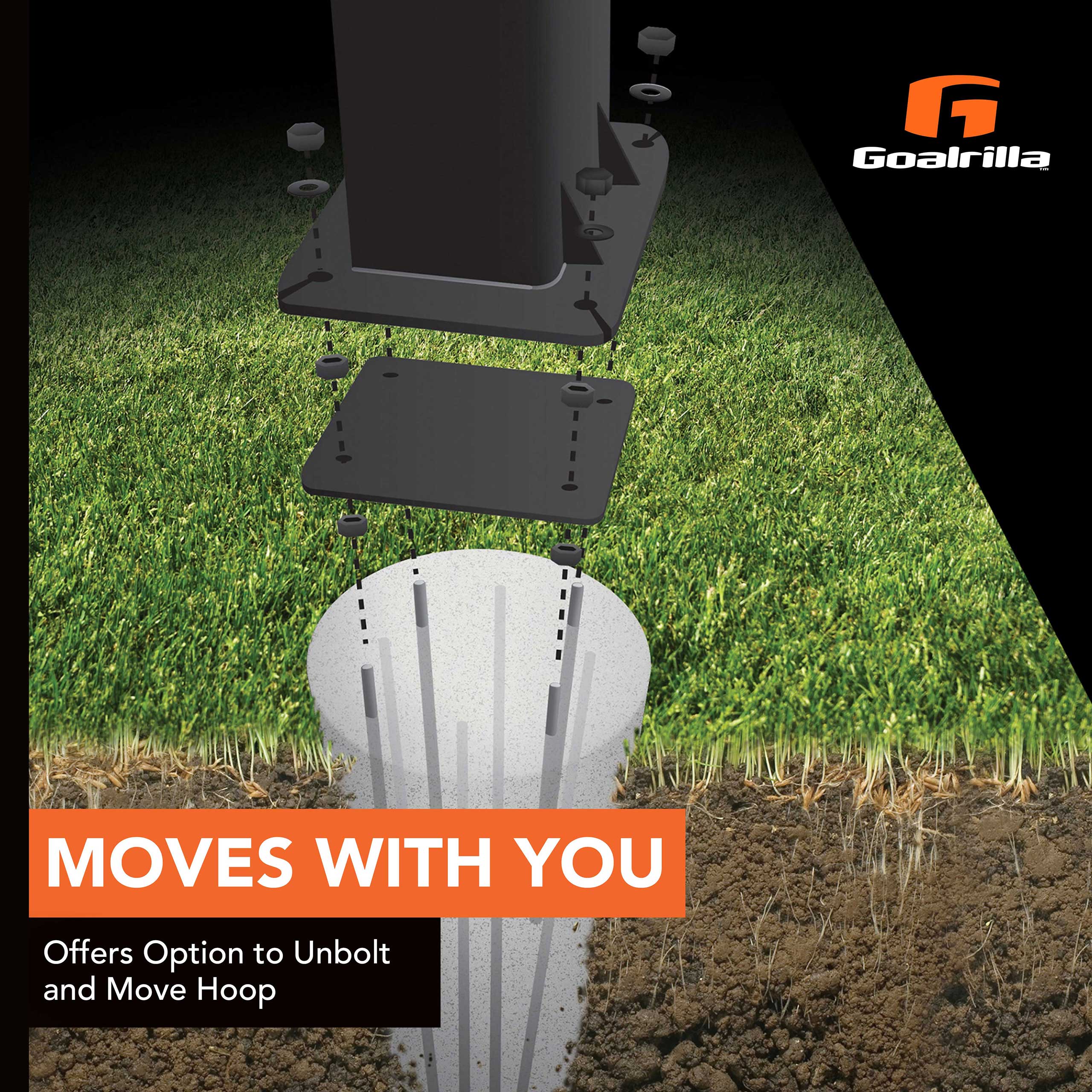 Goalrilla Basketball Hoop Anchor Kit 9" System