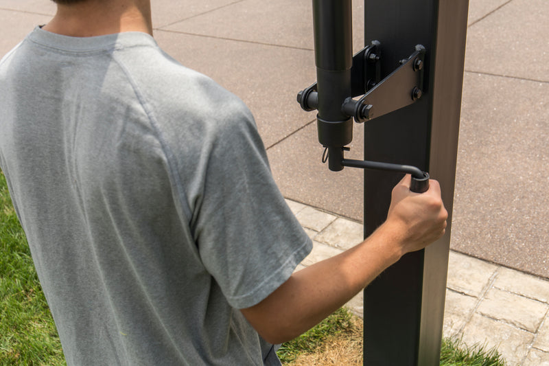 Goalrilla In Ground Basketball Goal - FT60 - 60" Backboard - Height Adjustable Crank Handle