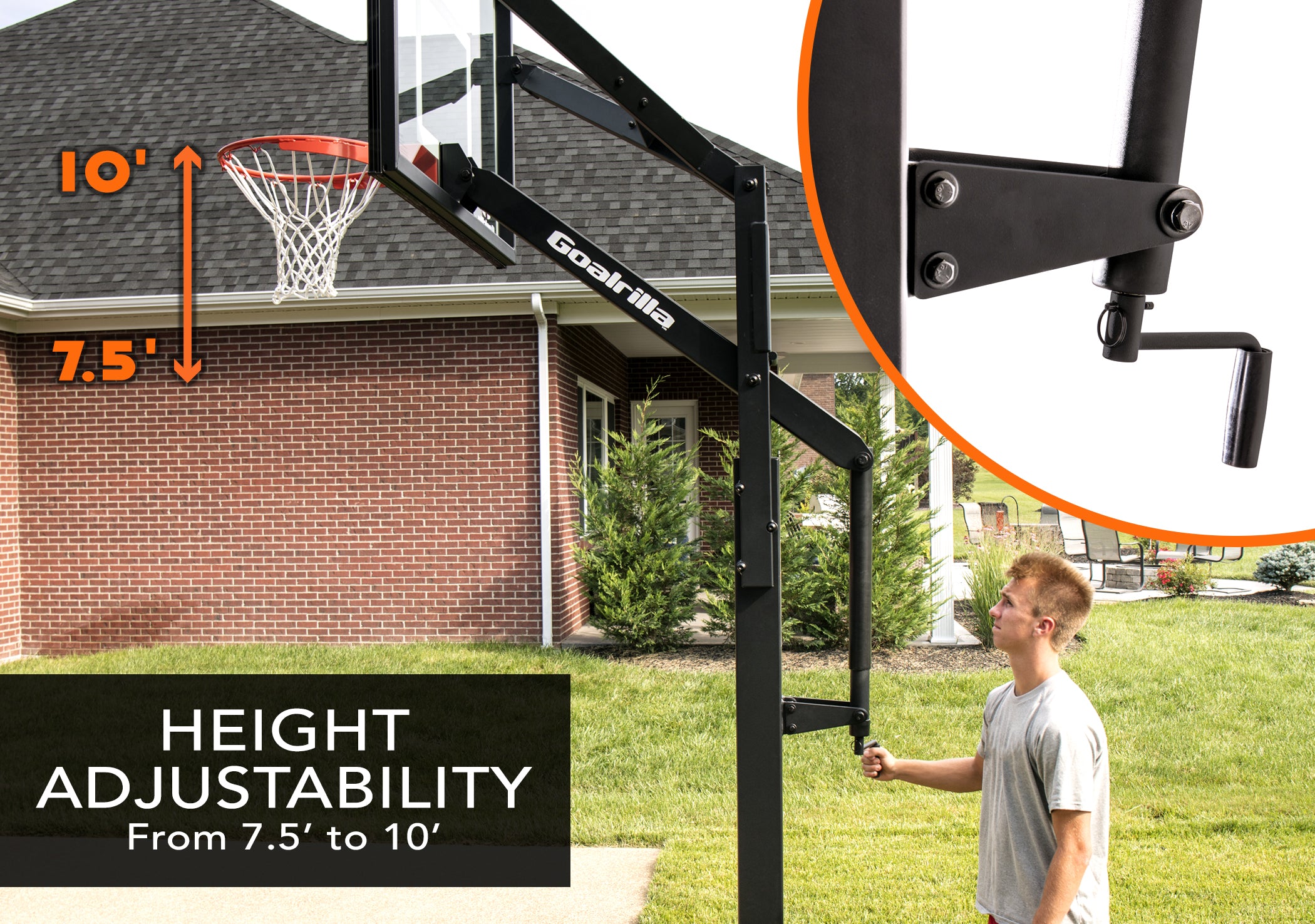 Goalrilla 60'' InGround Basketball Hoop Overhang at Maria Gibbs blog