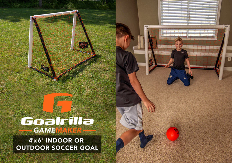 Goalrilla Gamemaker 4'x6' Inflatable Indoor/Outdoor Soccer Goal