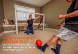 Goalrilla Gamemaker 4'x6' Inflatable Indoor Soccer Goal - Family-Friendly Indoor Play Doesn't Damage Floors or Walls and Keeps Players Safe From Injury