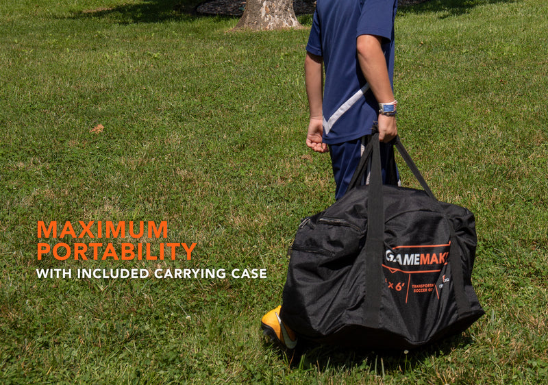 Goalrilla Gamemaker 4'x6' Inflatable Soccer Goal - Maximum Portability With Included Carrying Case