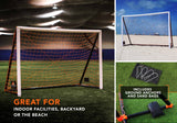 Goalrilla Gamemaker 4'x6' Inflatable Soccer Goal - Great For Indoor Facilities, Backyard or The Beach