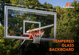 Goalrilla In Ground Basketball Goal - GS72C - 72" Backboard Tempered Glass Backboard