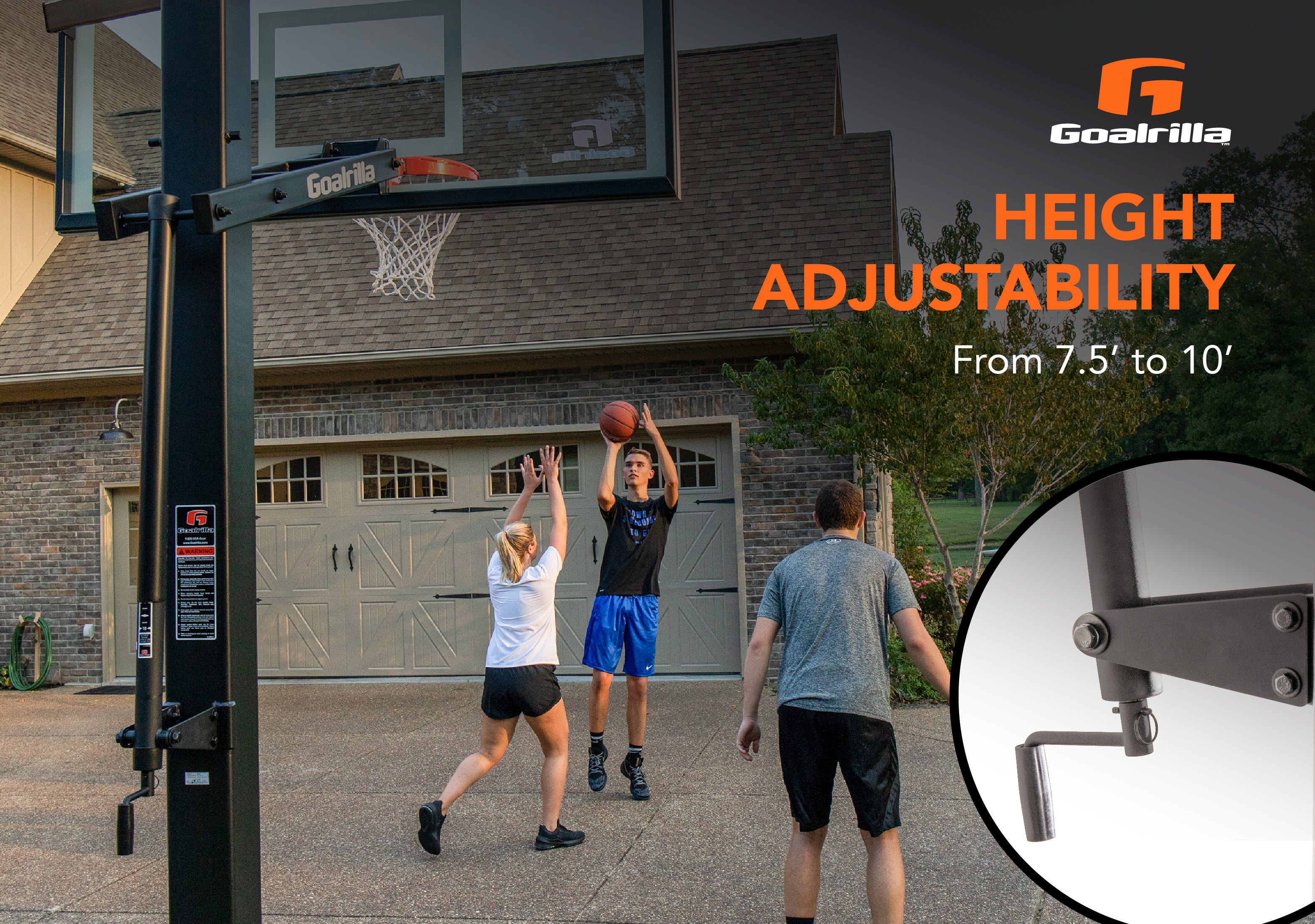 Goalrilla GS72C In Ground 72 inch Basketball Hoop