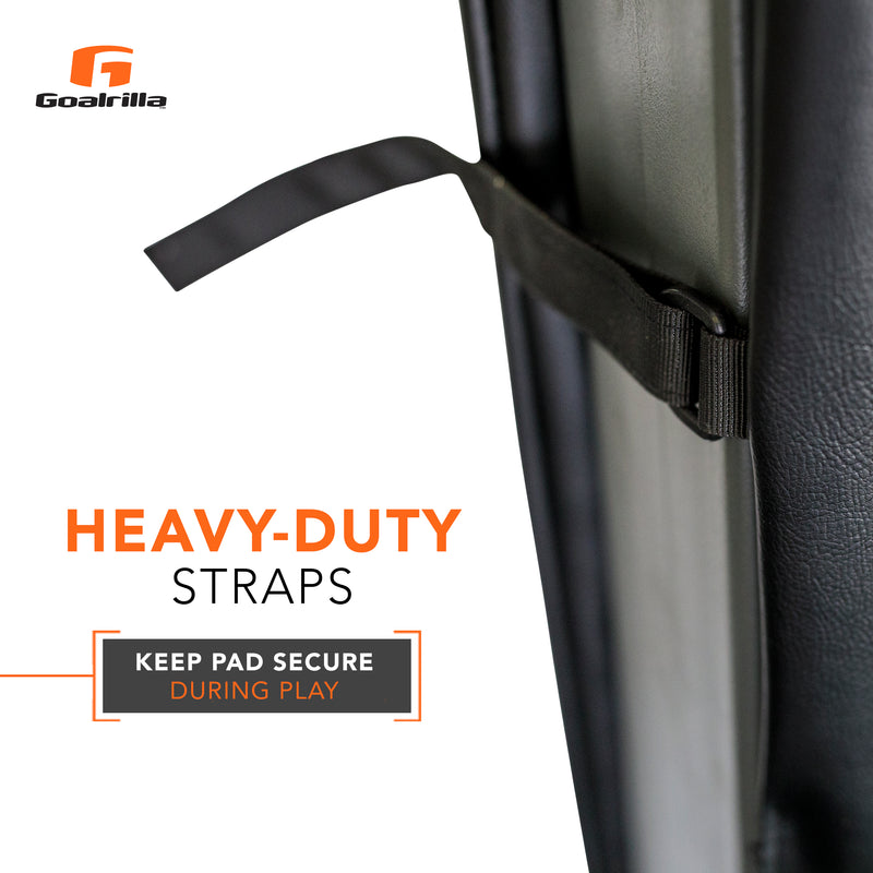 Goalrilla Square Basketball Pole Pad - Heavy Duty Straps - Keep Pad Secure During Play