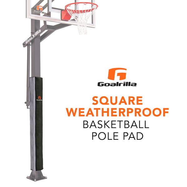 Goalrilla Square Pole Pad - Square Weatherproof Square Basketball Pole Pad