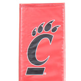 Goalsetter Collegiate Basketball Pole Pad - Cincinnati Bearcats Basketball (Red) - Top View